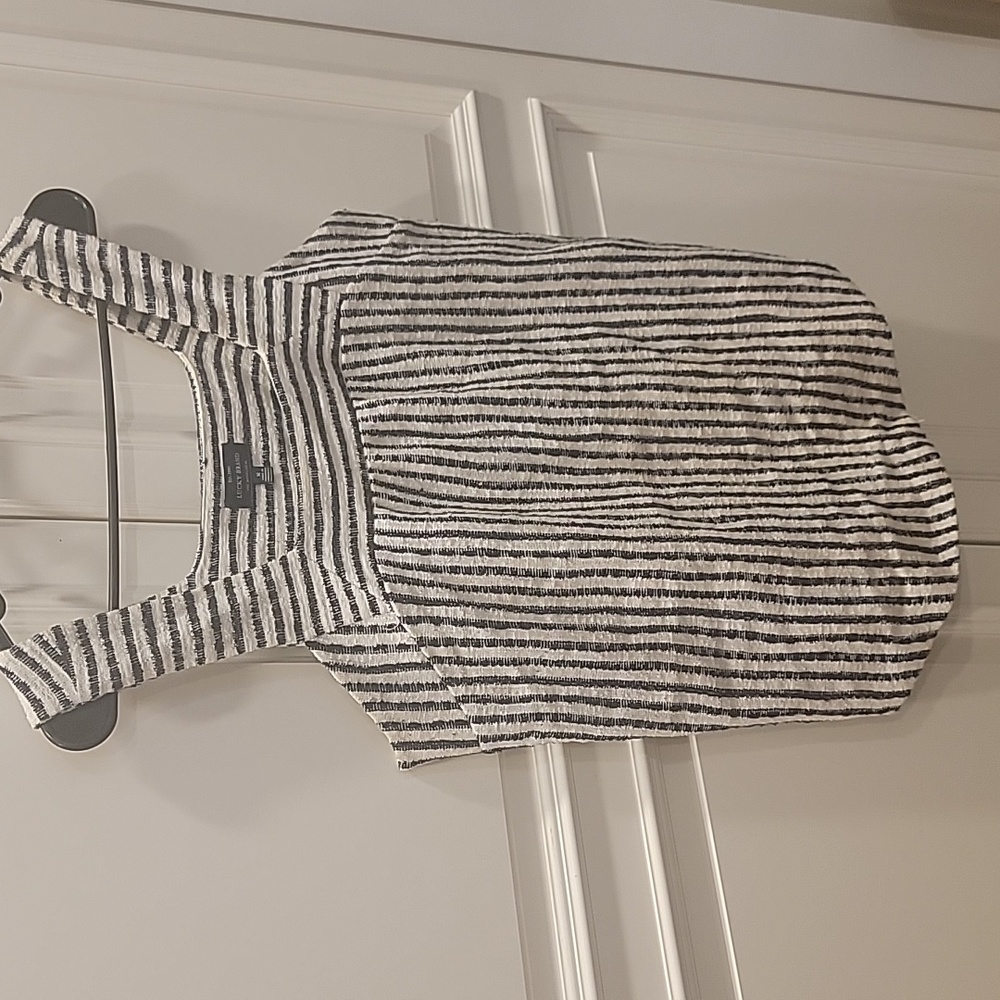 Lucky Brand striped tank top size M